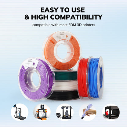 Amolen - PLA Basic 4-Color Variety Pack - 1.75mm (4x250g / 1kg Total)