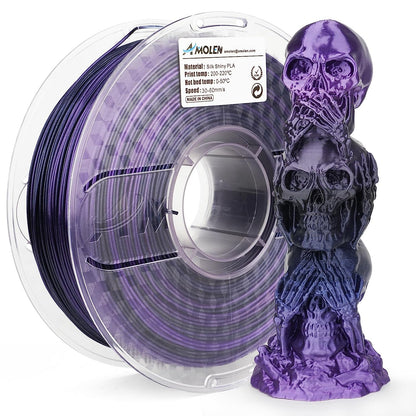 Amolen - Shiny Gradient Silk PLA Filament 1.75mm (1kg)