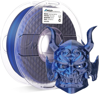 Amolen - Silk Dual Color PLA Filament 1.75mm - 1kg / 2.2lbs