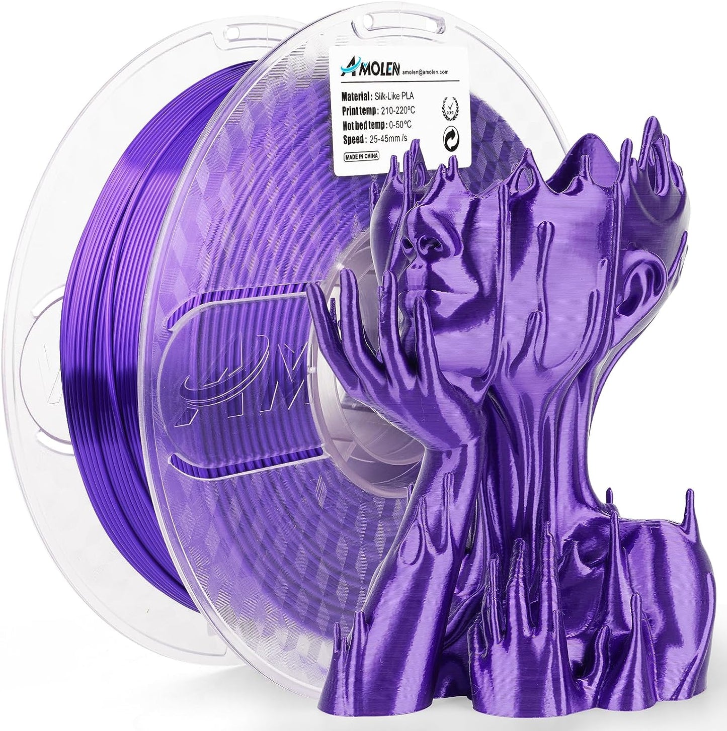 Amolen - Silk PLA Basic Filament 1.75mm (1kg / 2.2lbs)