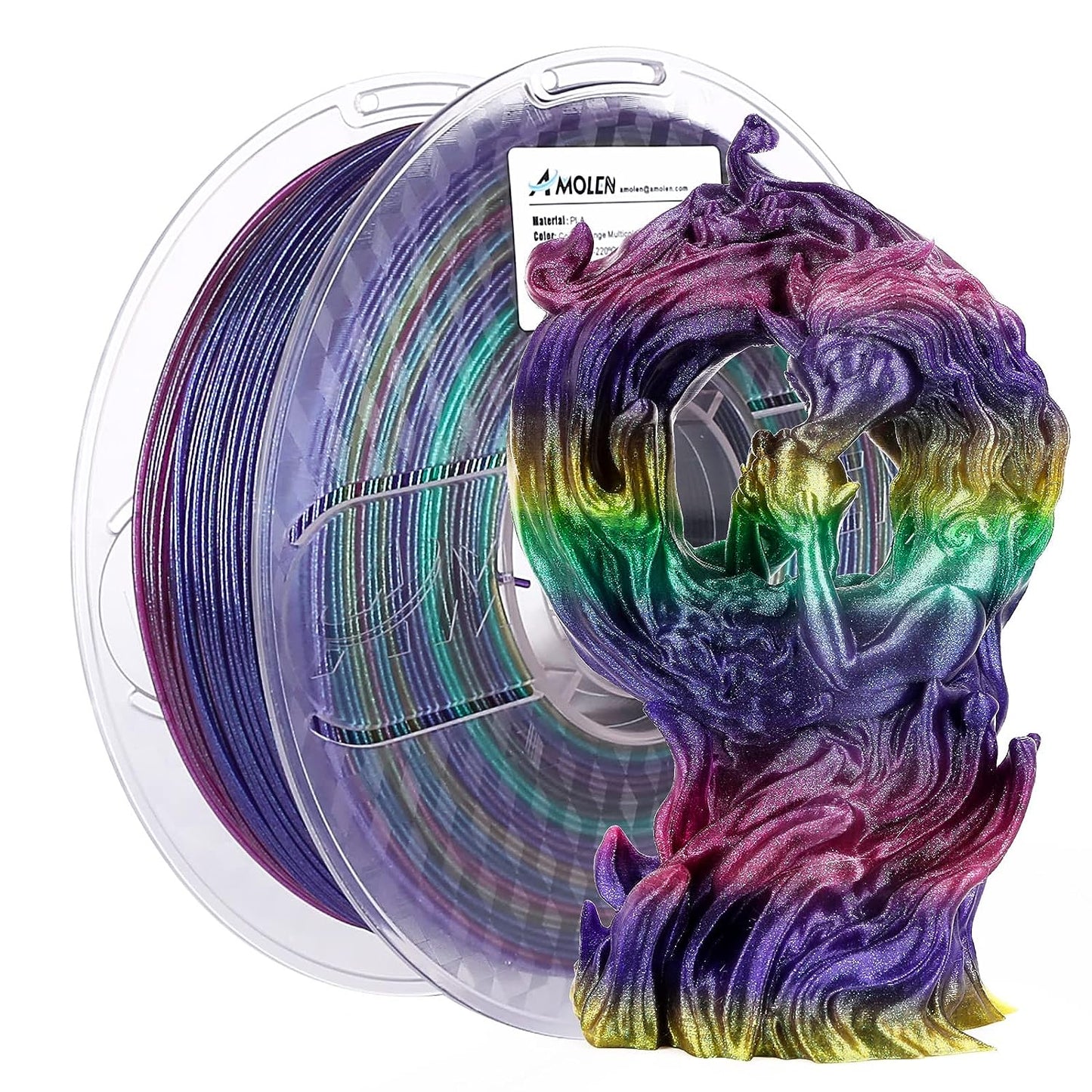Amolen - PLA Galaxy Sparkle & Shiny Filament 1.75mm - 1kg / 2.2lbs
