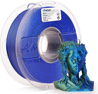 Amolen - Silk Dual Color PLA Filament 1.75mm - 1kg / 2.2lbs