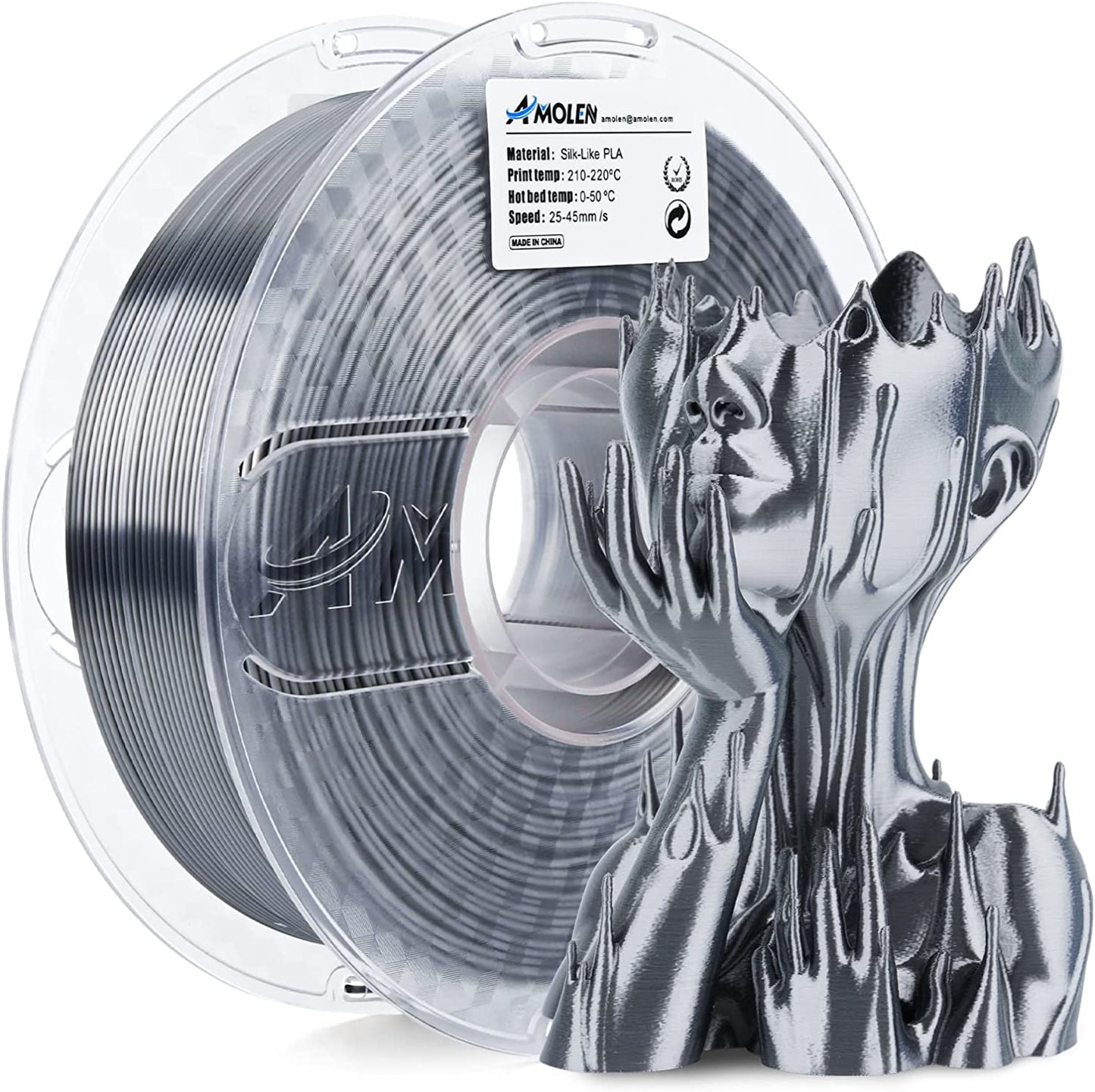 Amolen - Silk PLA Basic Filament 1.75mm (1kg / 2.2lbs)