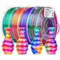 Amolen - Triple Color Silk PLA Filament Variety Pack 1.75mm (4x 200g Spools)
