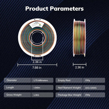 Amolen - PLA Galaxy Sparkle & Shiny Filament 1.75mm - 1kg / 2.2lbs