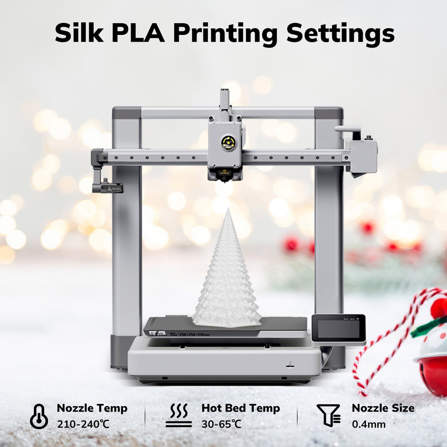 Amolen - Shiny Glitter PLA Filament 1.75mm (1kg)
