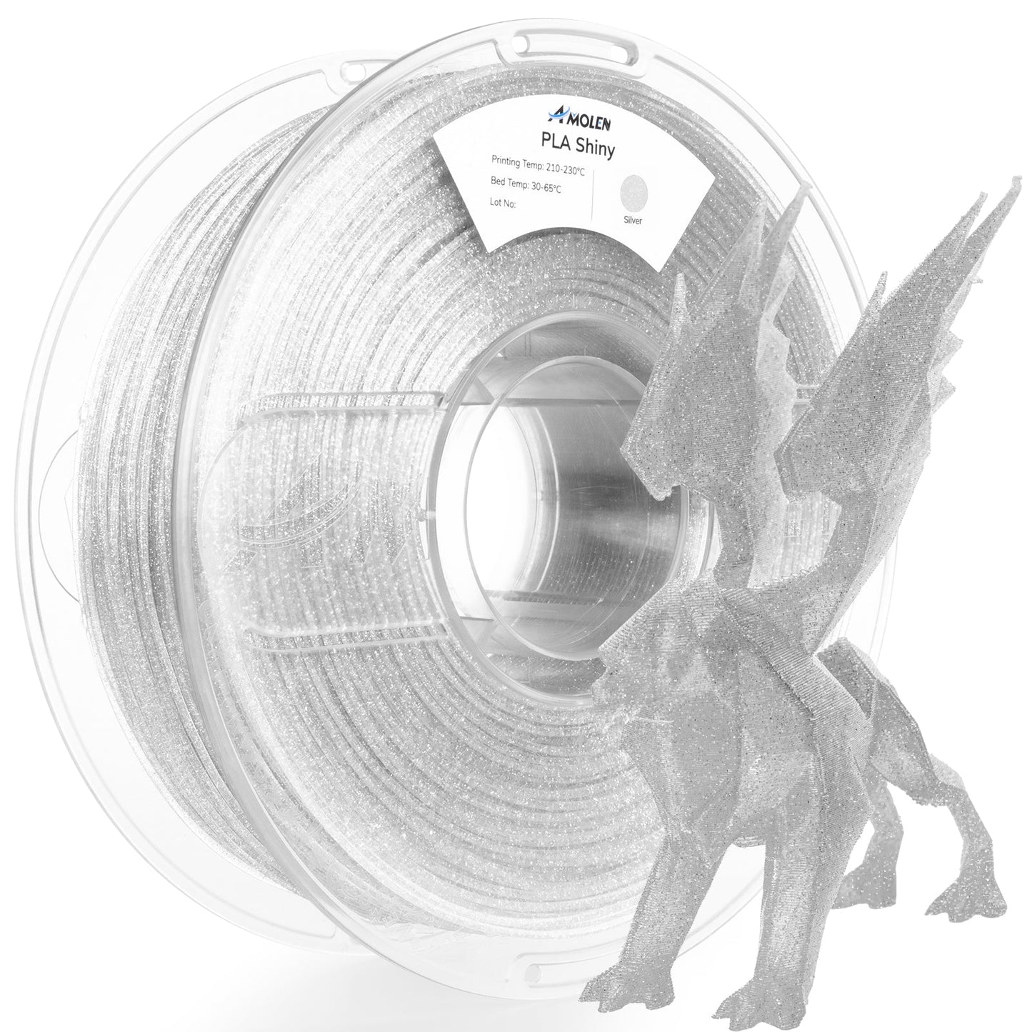 Amolen - Shiny Glitter PLA Filament 1.75mm (1kg)