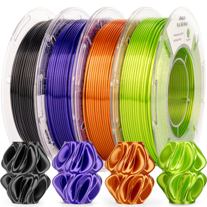 Amolen - PLA Silk Basic Variety Pack - 1.75mm (4x200g)