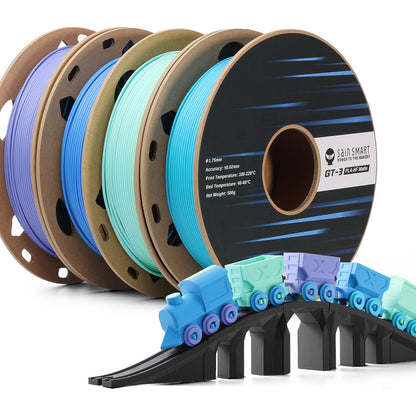 SainSmart GT-3 High-Speed Matte PLA Filament Four-Color Bundle (4x 500g)