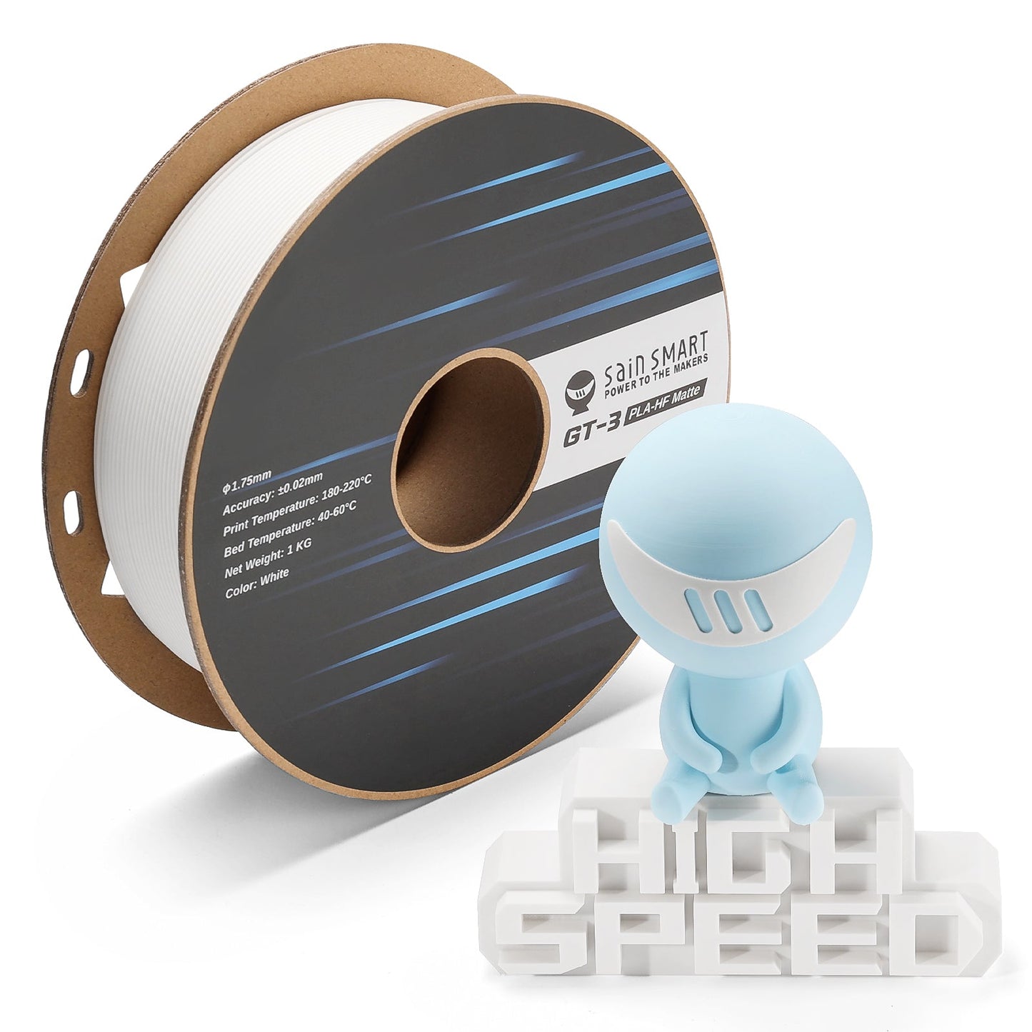 SainSmart - GT-3 High-Speed Matte PLA Filament 1.75mm (1kg)