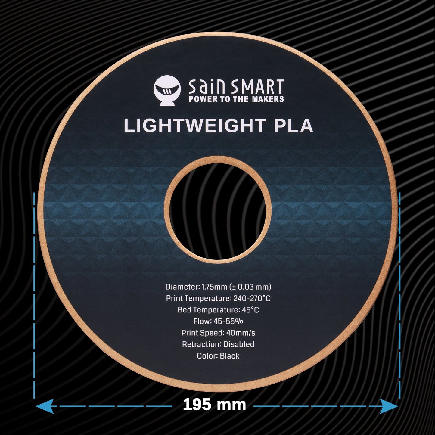 SainSmart LW-PLA Lightweight Active Foaming Filament 1.75mm (1kg)