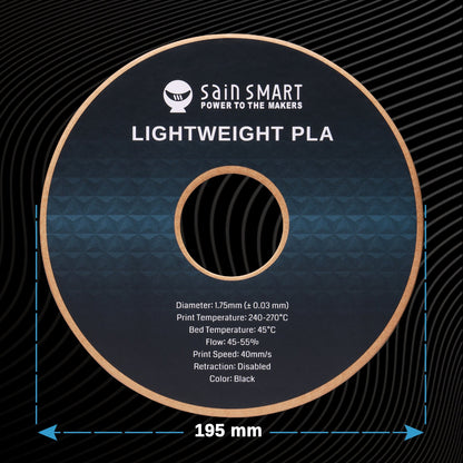 SainSmart LW-PLA Lightweight Active Foaming Filament 1.75mm (1kg)