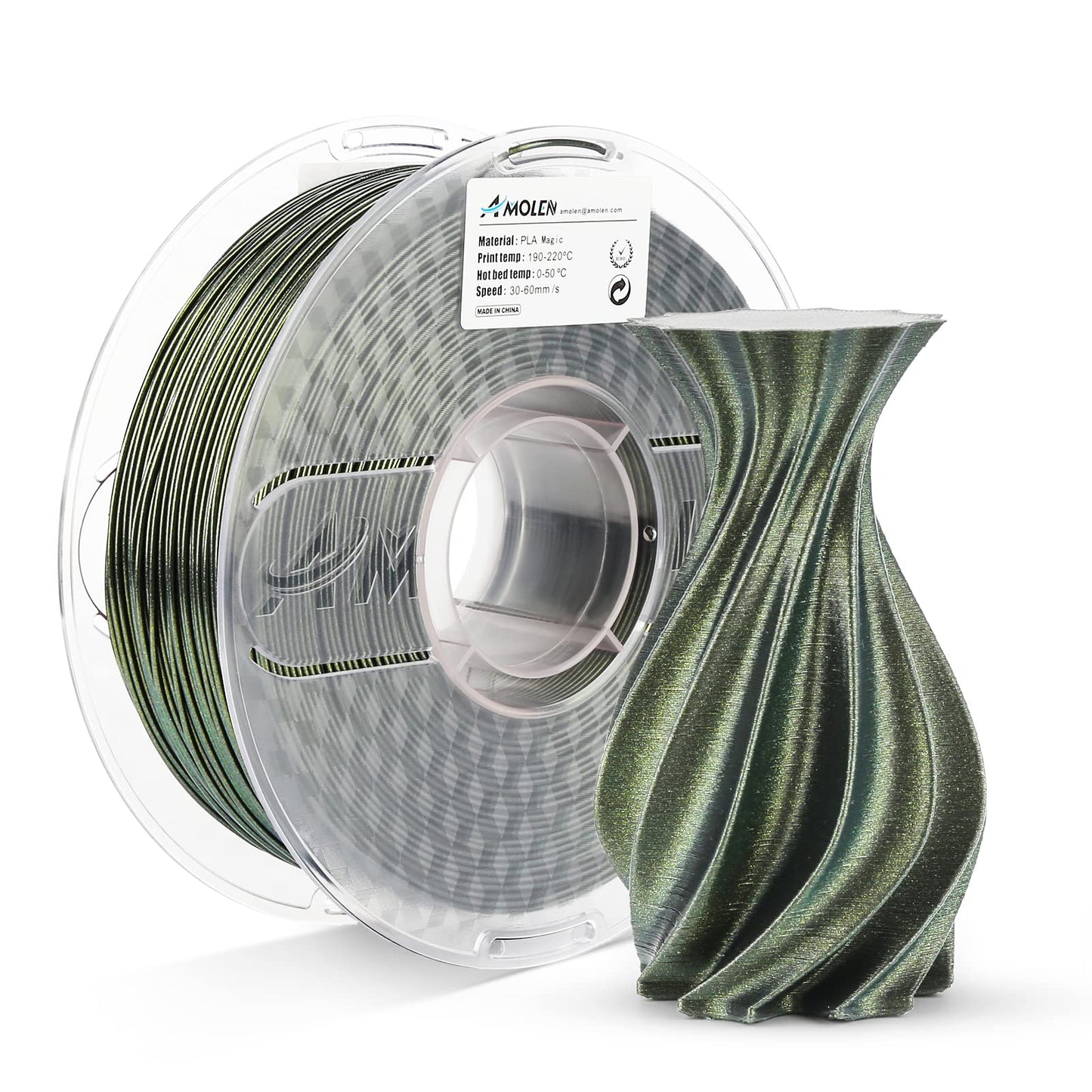 Amolen - PLA Galaxy Sparkle & Shiny Filament 1.75mm - 1kg / 2.2lbs
