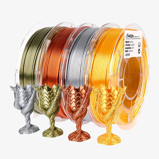 Amolen - PLA Silk Basic Variety Pack - 1.75mm (4x200g)
