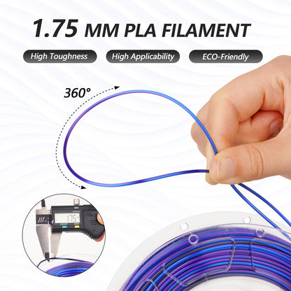 Amolen - Silk PLA S-Series Filament Variety Pack 1.75mm (4x 200g Spools)