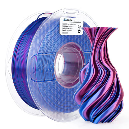 Amolen - Silk Dual Color PLA Filament 1.75mm - 1kg / 2.2lbs