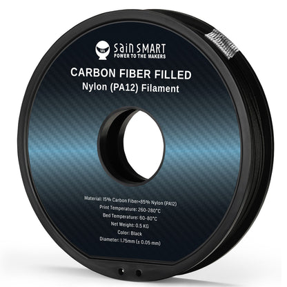 SainSmart - ePA12-CF Carbon Fiber Nylon Filament 1.75mm, 0.5kg