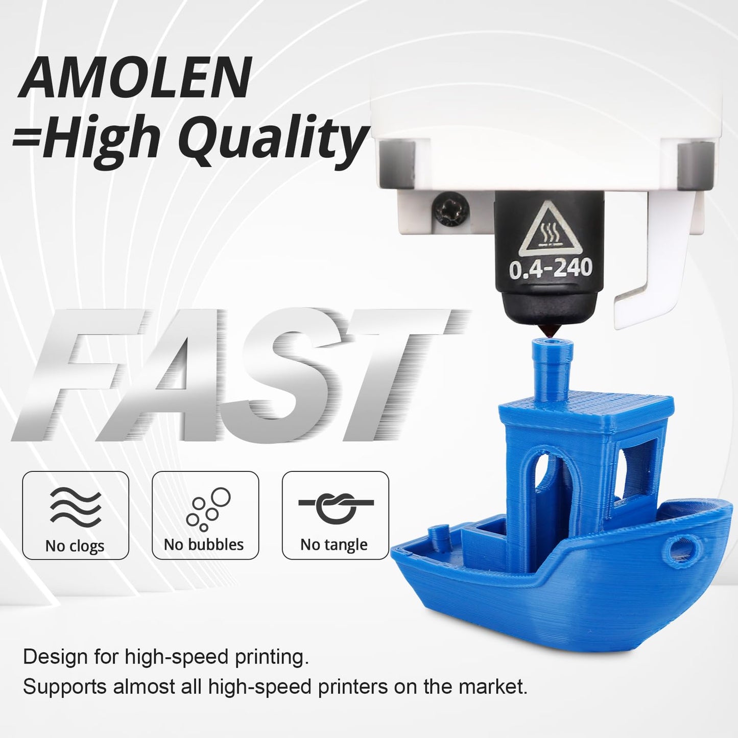 Amolen - PLA Basic High Speed Filament 1.75mm (1kg)