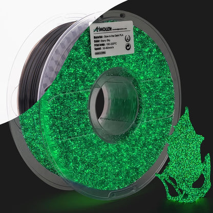 Amolen - Glow-in-the-Dark PLA Filament 1.75mm (1kg / 2.2lbs)
