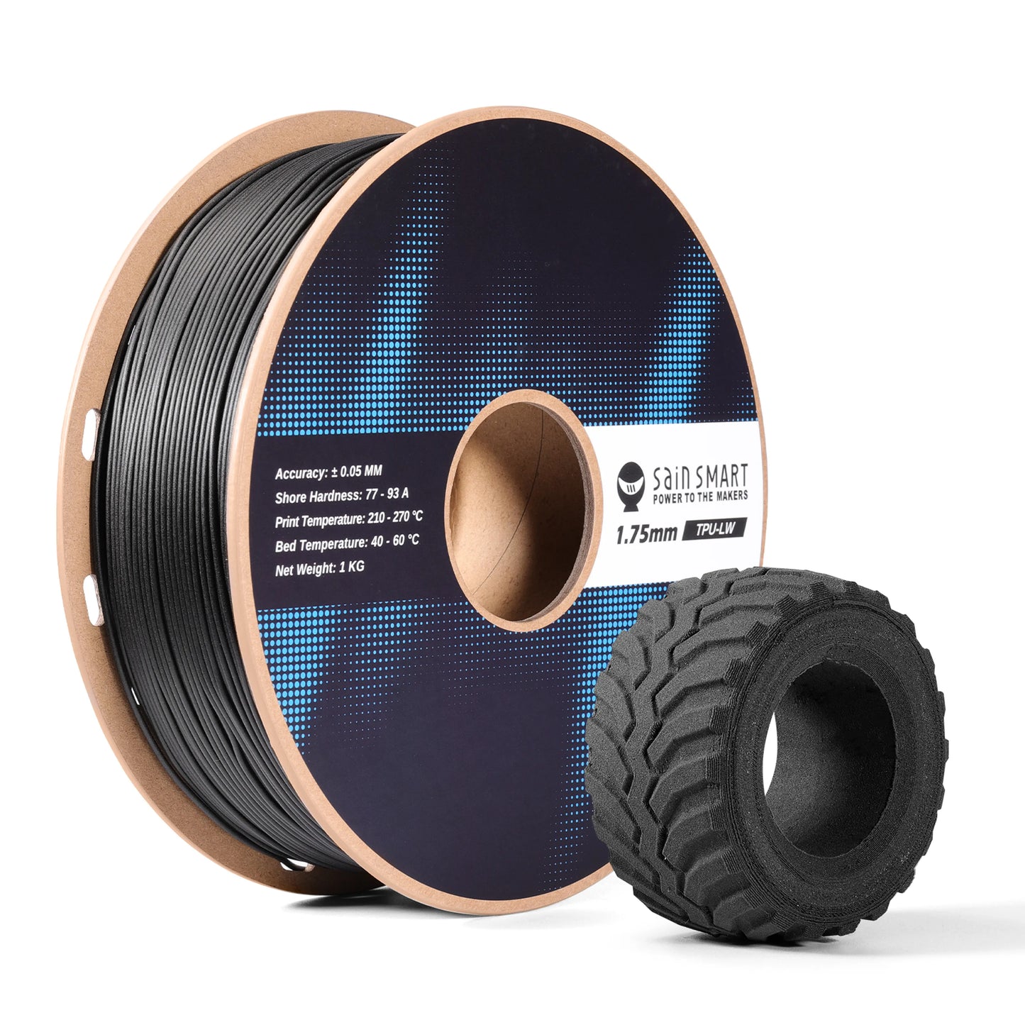 SainSmart Flex TPU Air Lightweight Foaming TPU Filament 1.75mm