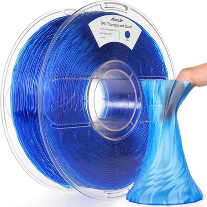 Amolen - Transparent TPU Filament 1.75mm (95A) - 1kg / 2.2lbs