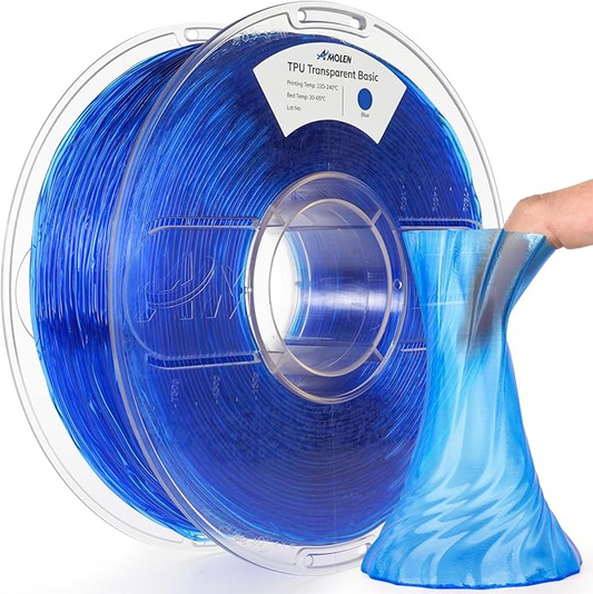 Amolen - Transparent TPU Filament 1.75mm (95A) - 1kg / 2.2lbs