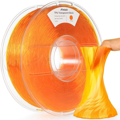Amolen - Transparent TPU Filament 1.75mm (95A) - 1kg / 2.2lbs