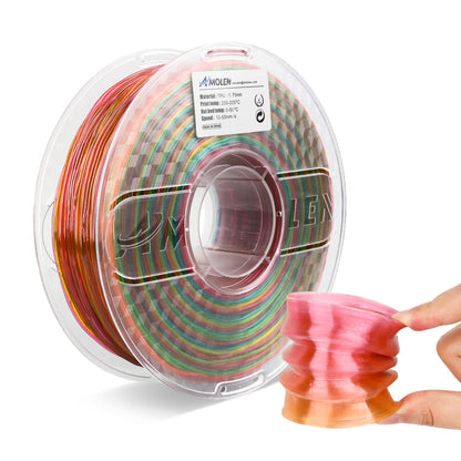 Amolen - Rainbow TPU Filament 1.75mm (95A) - 1kg / 2.2lbs