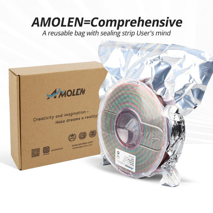 Amolen - Rainbow TPU Filament 1.75mm (95A) - 1kg / 2.2lbs