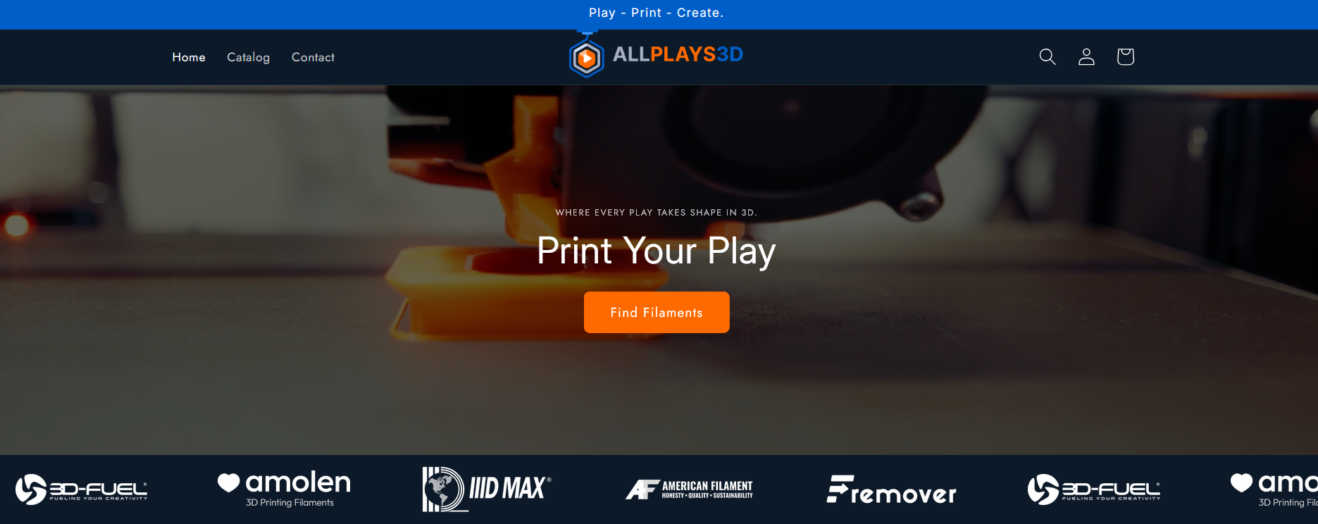 AllPlays3D | 3D Printers, Filaments & Accessories