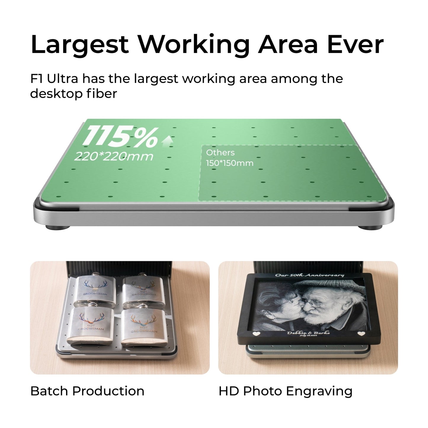 xTool - F1 Ultra 20W Fiber & Diode Dual Laser Engraver