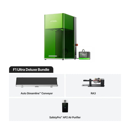 xTool - F1 Ultra 20W Fiber & Diode Dual Laser Engraver