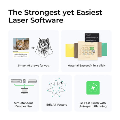 xTool - F1 Ultra 20W Fiber & Diode Dual Laser Engraver
