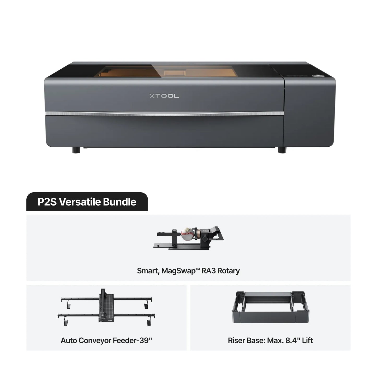 xTool - P2S 55W Desktop CO2 Laser Cutter