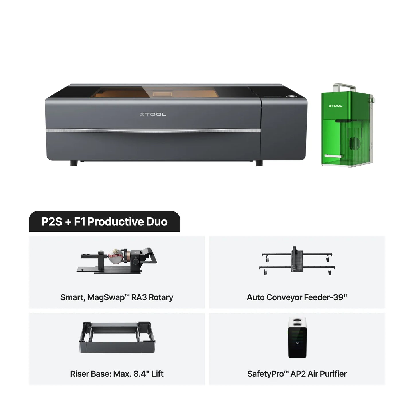 xTool - P2S 55W Desktop CO2 Laser Cutter