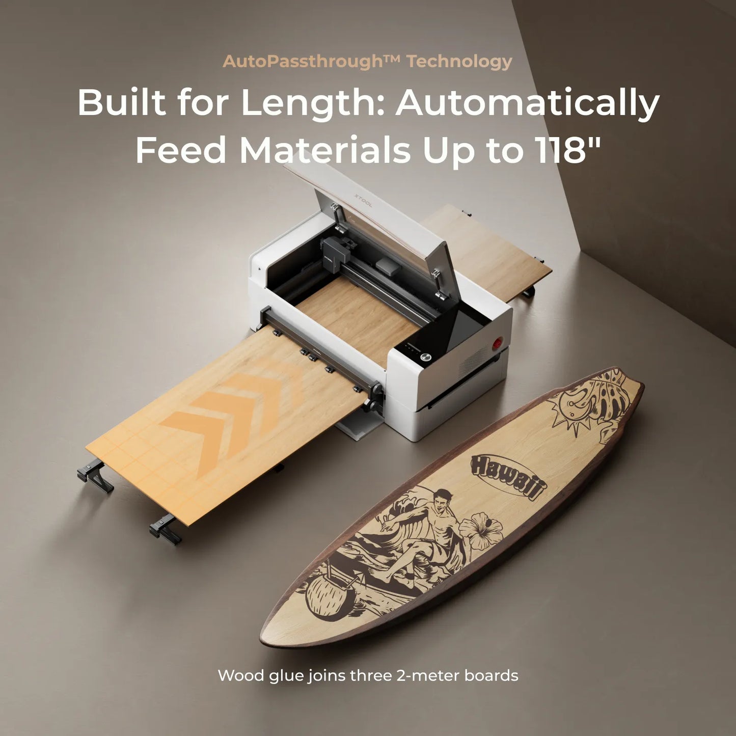 xTool - P2S 55W Desktop CO2 Laser Cutter