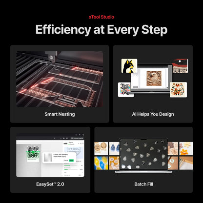 xTool - P3 80W Flagship CO2 Laser Cutter with Intelligent Automation