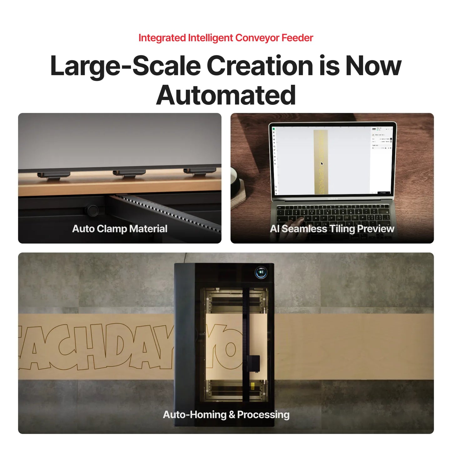 xTool - P3 80W Flagship CO2 Laser Cutter with Intelligent Automation