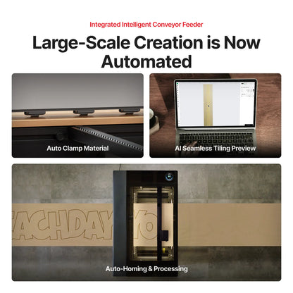 xTool - P3 80W Flagship CO2 Laser Cutter with Intelligent Automation
