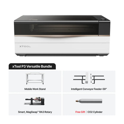 xTool - P3 80W Flagship CO2 Laser Cutter with Intelligent Automation